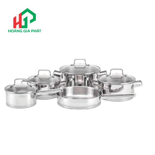 Bộ nồi inox 9 món MALLOCA SA-1503
