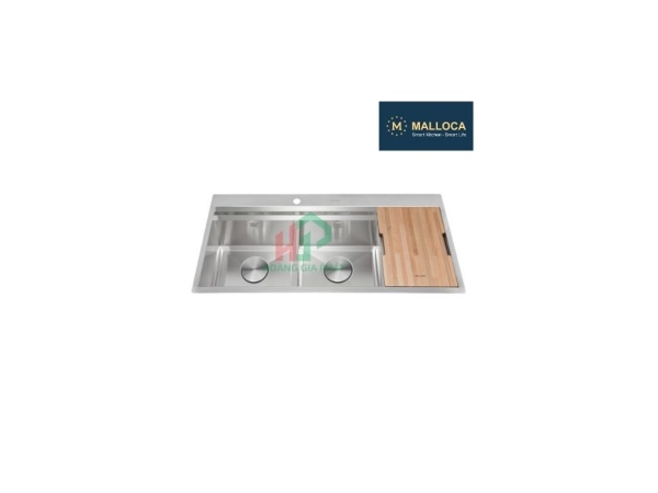 Chậu rửa chén 2 hố Inox 304 kích thước 116 cm