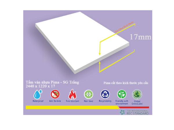Tấm Pima SG 17 (Lõi trắng)